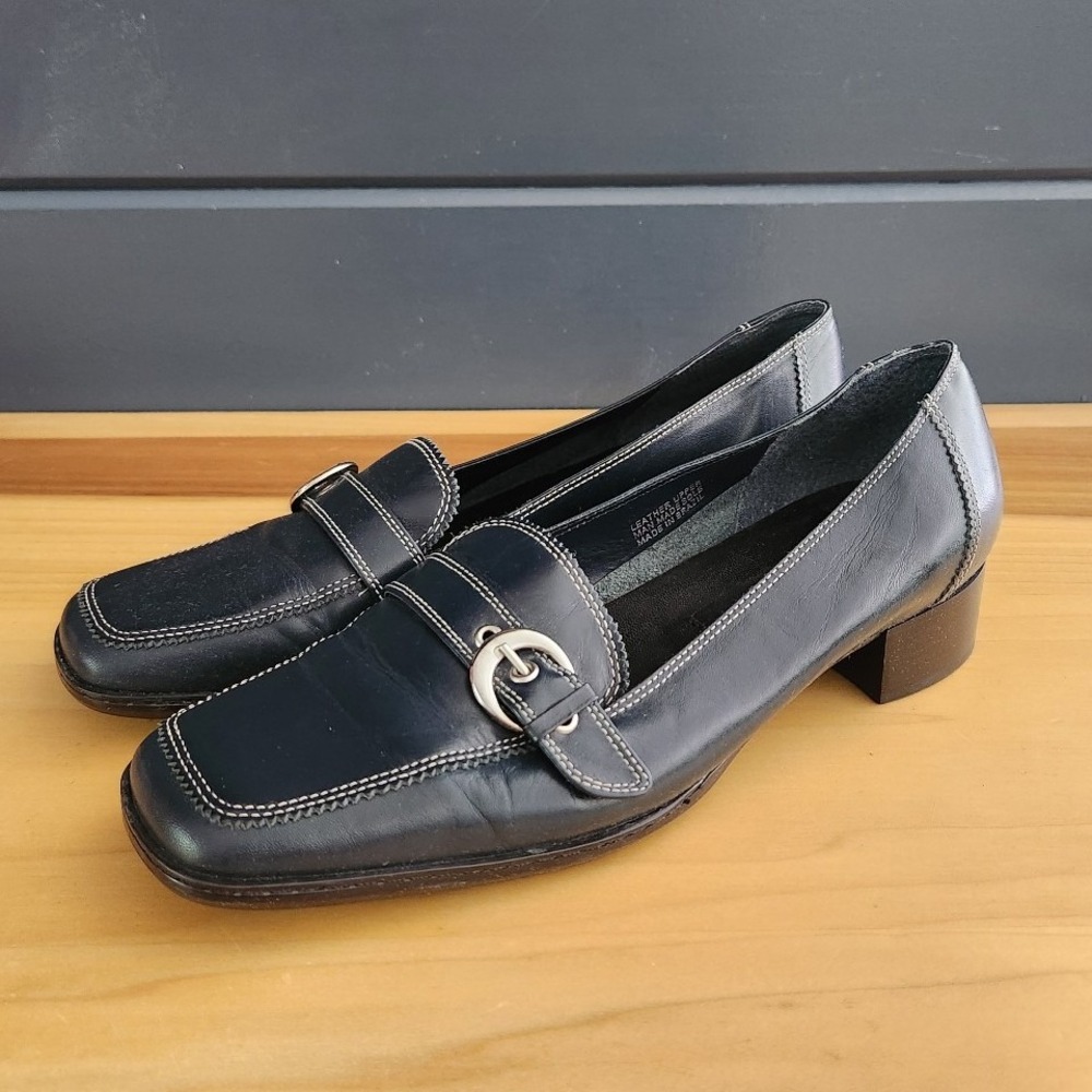 Etienne Aigner Blue Leather Julesâ Loafers